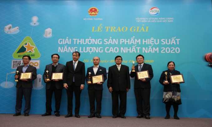Trao giải sản phẩm hiệu suất năng lượng cao nhất năm 2020